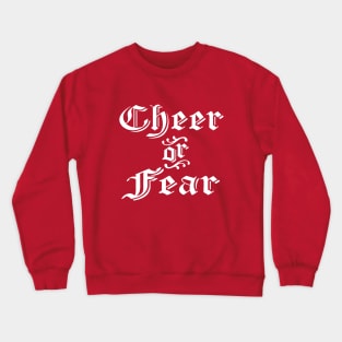 Cheer or Fear Belsnickel is Here Funny Christmas The Office Fan Dwight Crewneck Sweatshirt